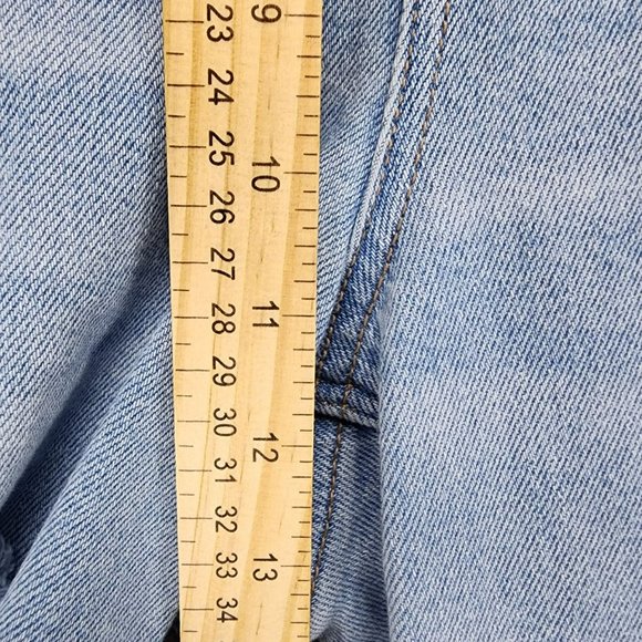 American Eagle Outfitters Jeans Womens 14 Tall Stretch High Rise Distressed Mom - Picture 6 of 16
